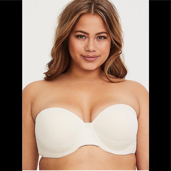torrid Other - TORRID 36DDD MICROFIBER & LACE PUSH-UP STRAPLESS